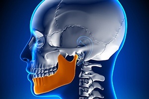 An image of the jaw joint.