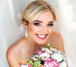 woman in wedding dress