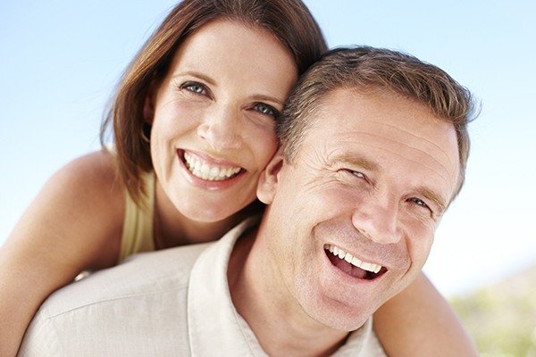 smiling couple