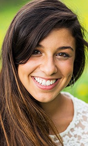 Young woman with gorgeous smile